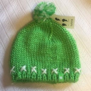 Green Burton Pom Pom Hat